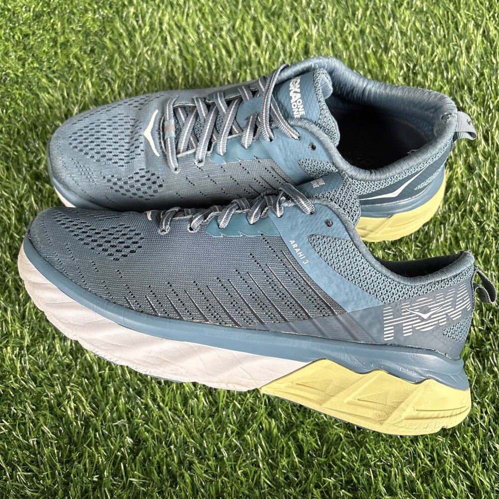 Hoka One One Arahi 3 Teal Blue Athletic Running Sneakers Women’s Size 7